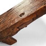 Brutalist /oak coffee / side table / 1960s /