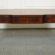 Heirloom Vintage Brown Leather Coffee Table by Weiman