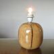 Elm lamp, French work, 70s-80s