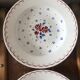 Lot 4 hollow plates old red rose iron earth decoration