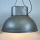 Oval industrial polish factory pendant lamp from mesko, 1970s