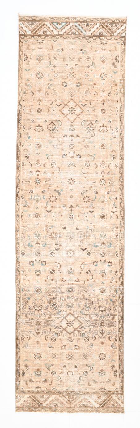 Shades Of Beige Earthly Persian Runner Rug