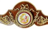 Louis XV style display cabinet in wood and bronze, with several shelves