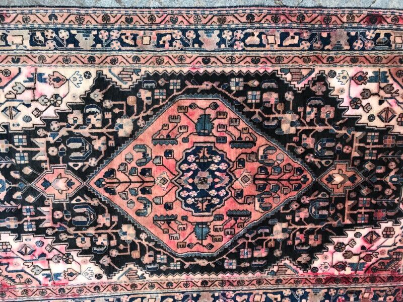 Carpet vintage Persian Hamadan done hand 155 X 262 CM