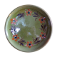 Glazed terracotta dish