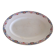 Oval dish décor baskets of roses by Digoin Sarreguemines / vintage 50s-60s