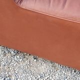 Pair of armchairs and De Sede sofa in cognac leather from the 70s/80s