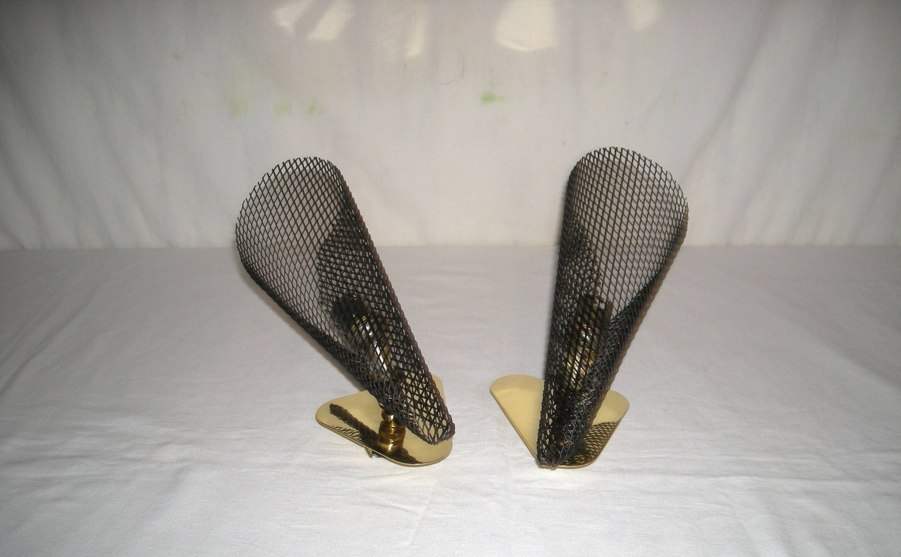 Pair of conical wall lights from the 50s