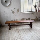 Pair of walnut benches 1900