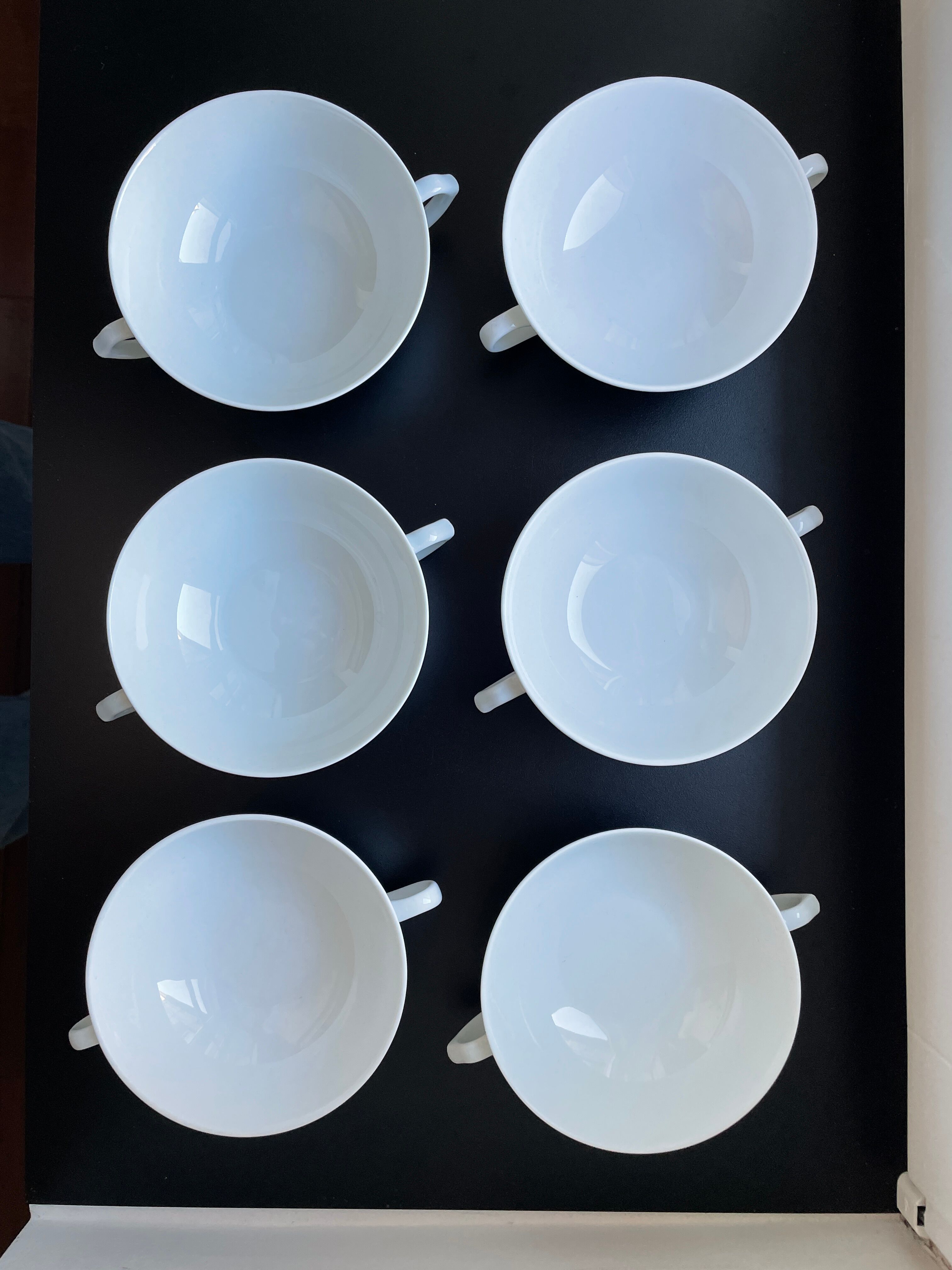 Set of 6 bowls porcelain