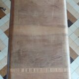 Art Deco curved wood console