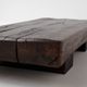 Rustic coffee table in solid oak, Wabi Sabi, France, 1950s