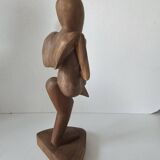 Wooden sculpture / statuette Zen character Yoga position