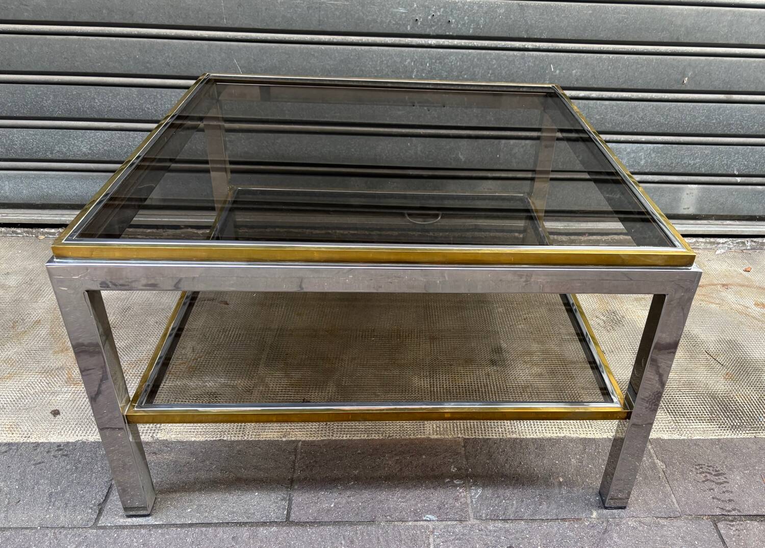 Square coffee table from the 70s