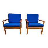Pair of Scandinavian armchairs 1960
