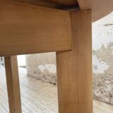 Maison Regain round elm table
