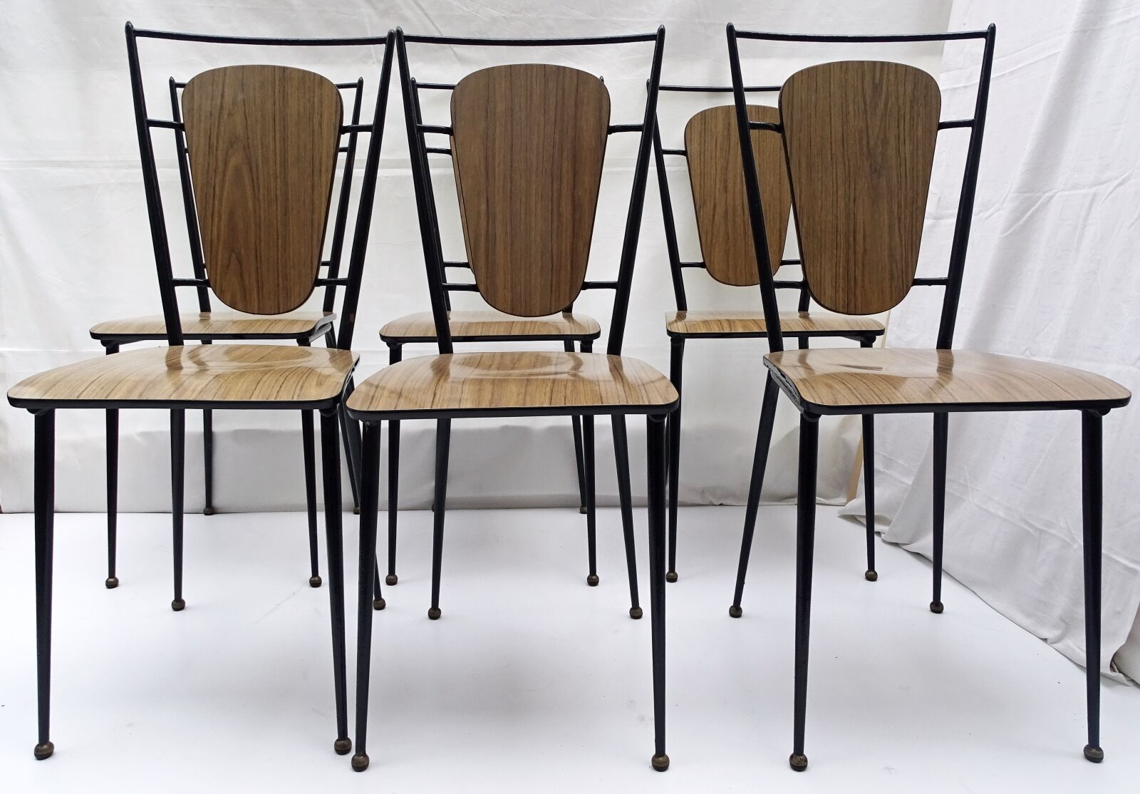 Lot de 6 chaises en formica