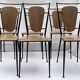 Lot de 6 chaises en formica