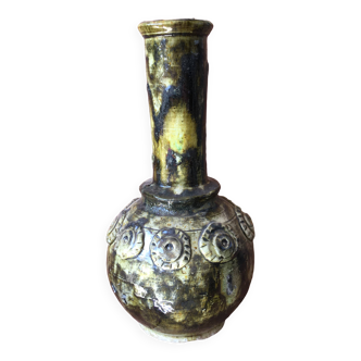 TAMEGROUTE POTTERY VASE IN GLAZED TERRACOTTA