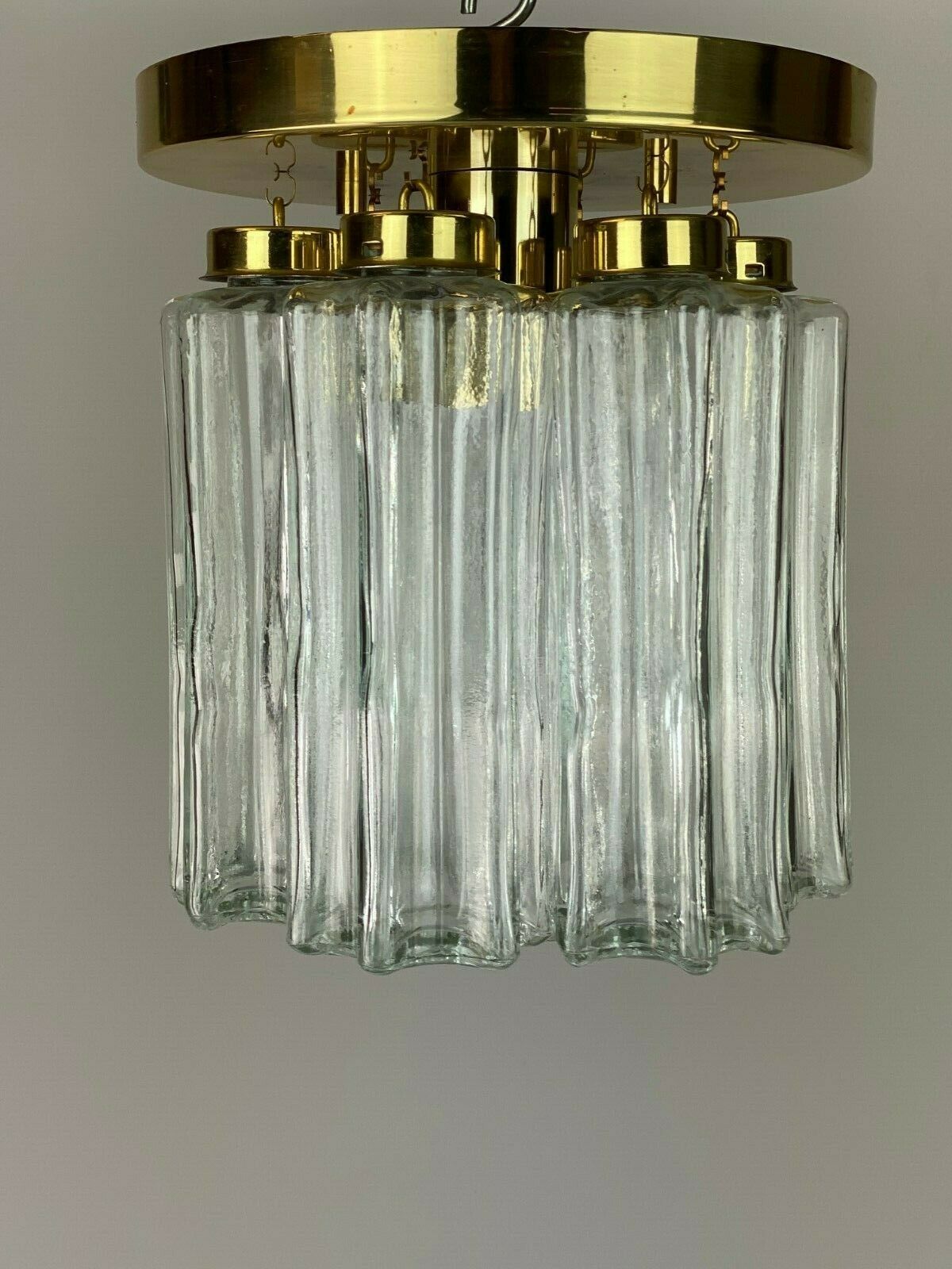 60s 70s lamp light ceiling lamp Limburg glass chandelier design 60s 70s