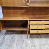 Modular teak shelf / germany / 1970s / cadovius style / kai kristiansen