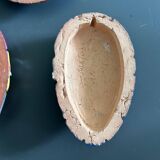 Collection of 3 African ceramic masks