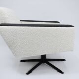 Vintage Deutsche Democratic Republic DDR, 60s, White Bouclé