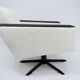 Vintage Deutsche Democratic Republic DDR, 60s, White Bouclé