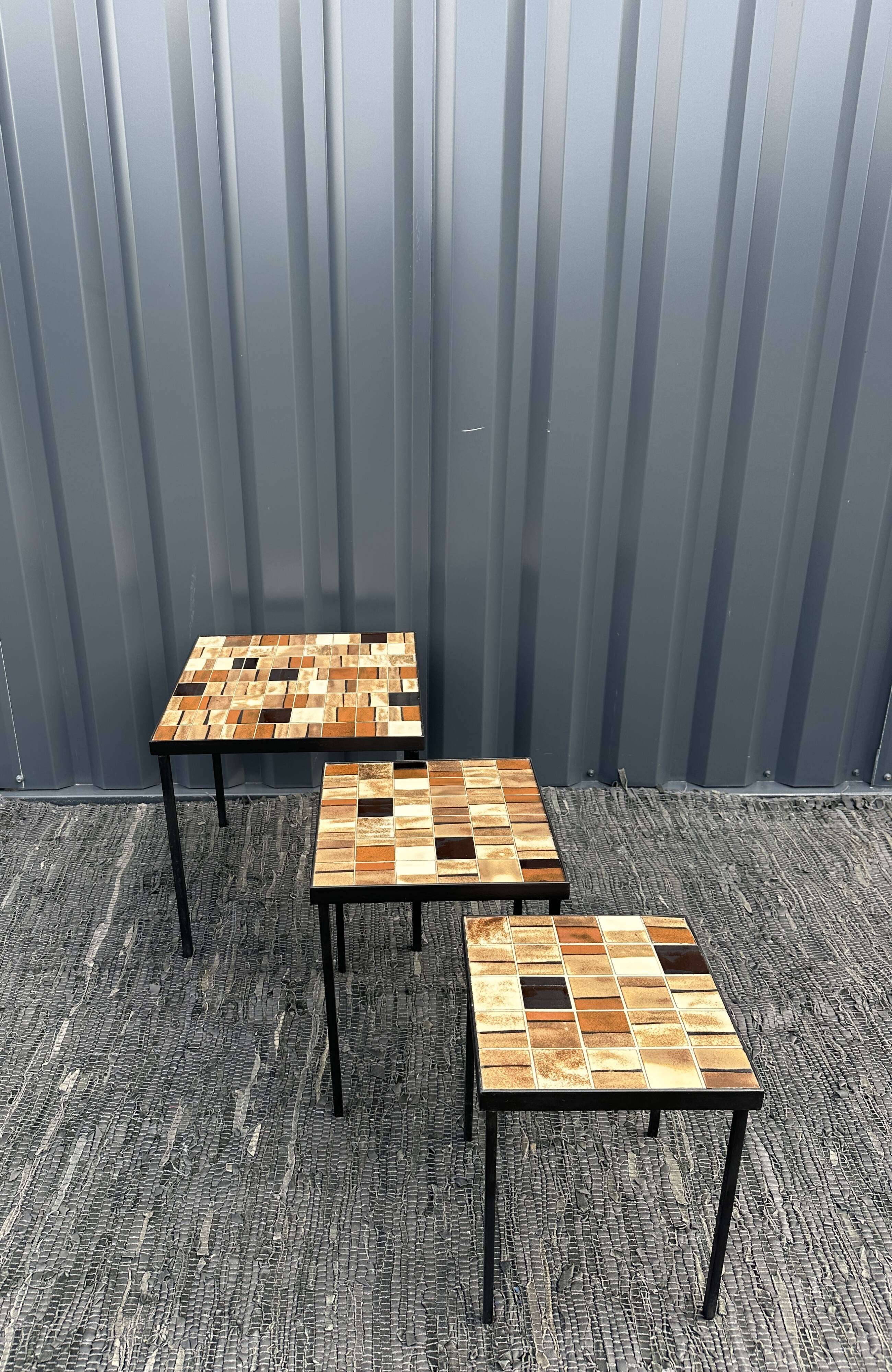Mado jolain trio de tables basses