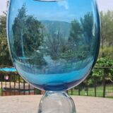 vase en verre bleu Design