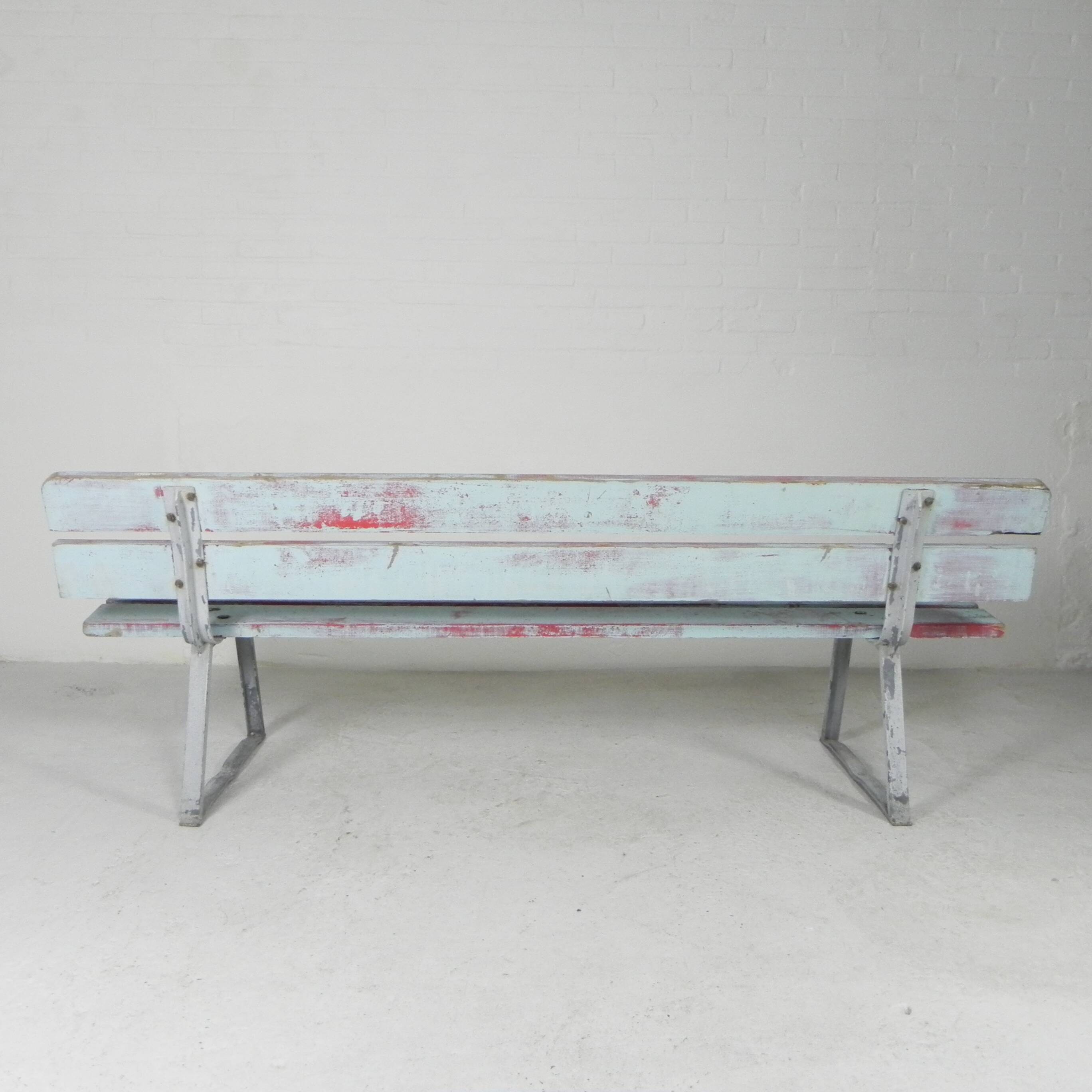Tough, industrial sofa, 2 meters long, 1960s