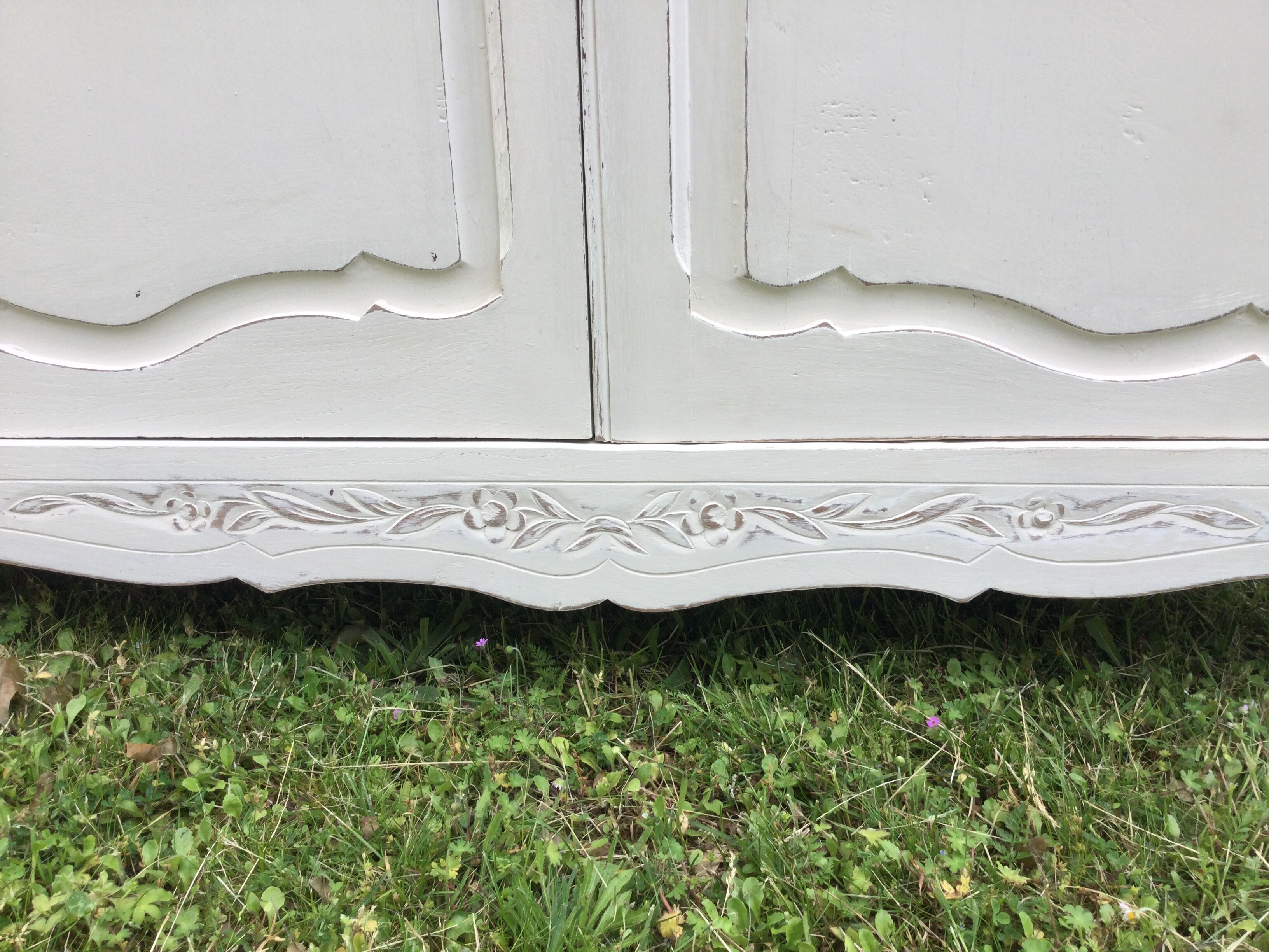 Old patinated cabinet