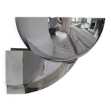 Vintage Perzel 347 bm wall lamp, chrome-plated bronze, France 1950