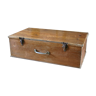 Old wooden travel chest