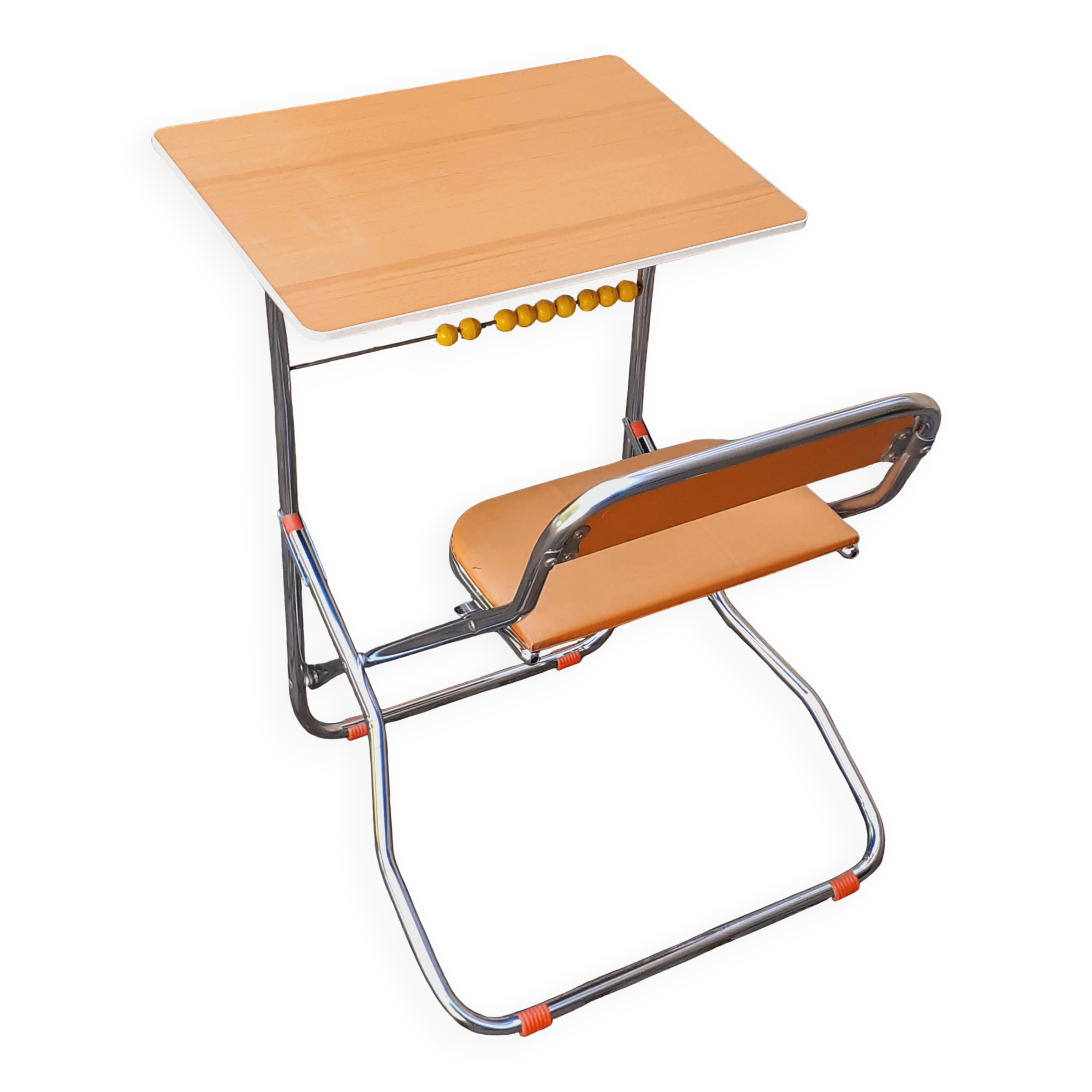 Folding desk for children from the 70s Made in Italy