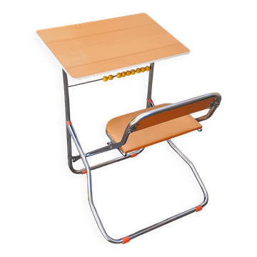 Folding desk for children from the 70s Made in Italy