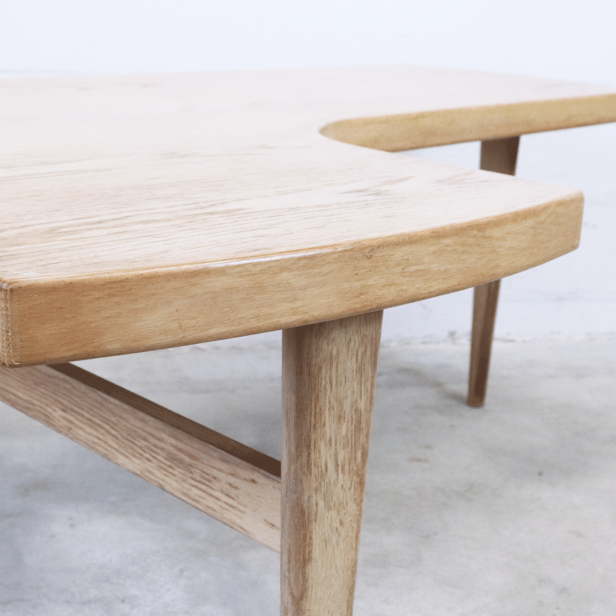 Beech coffee table, Sweden, 1990