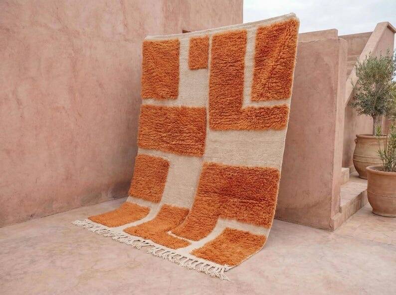 Handmade pure wool rug, traditional, 150x250 cm.
