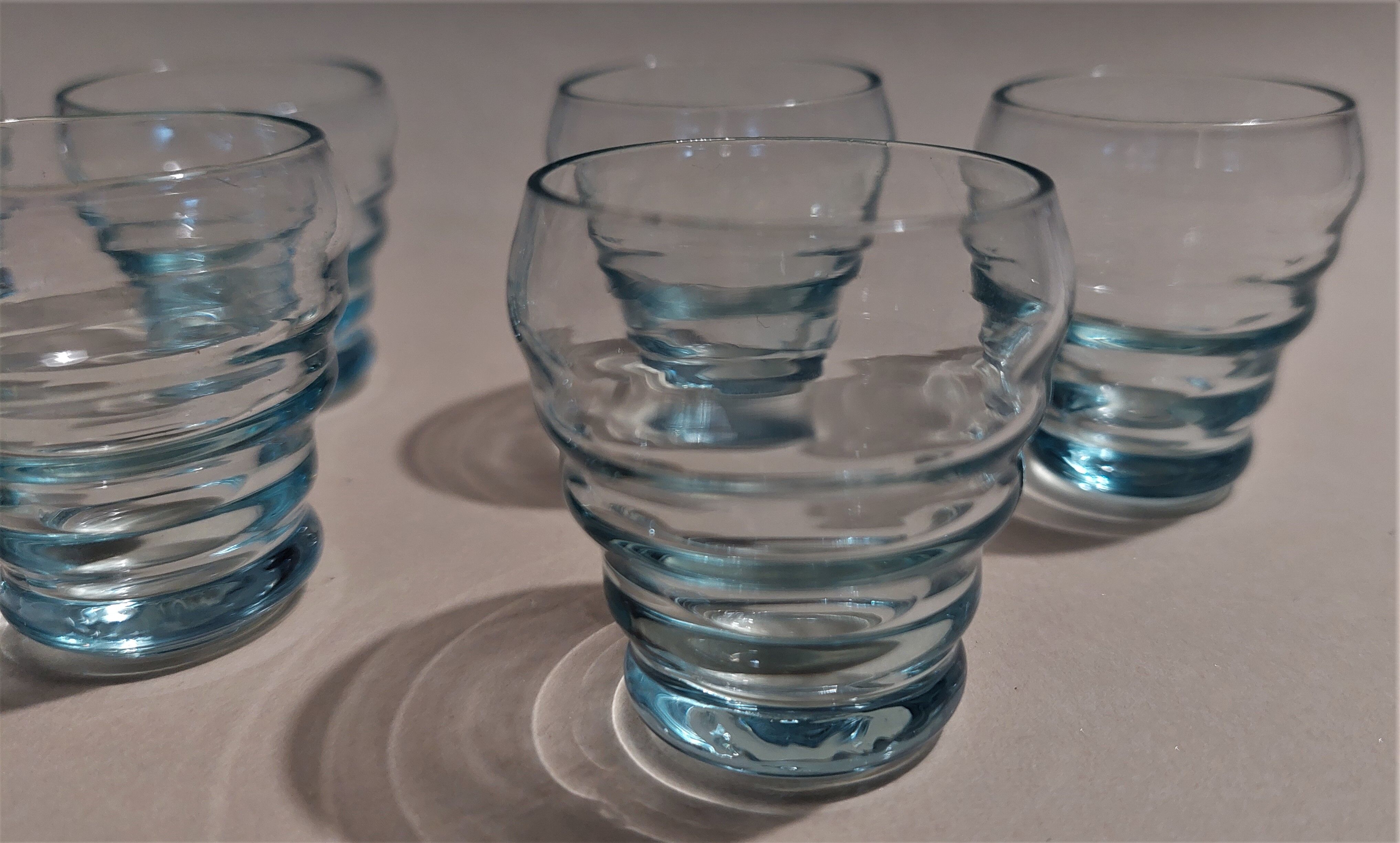 Vintage shooter shot glasses series of six