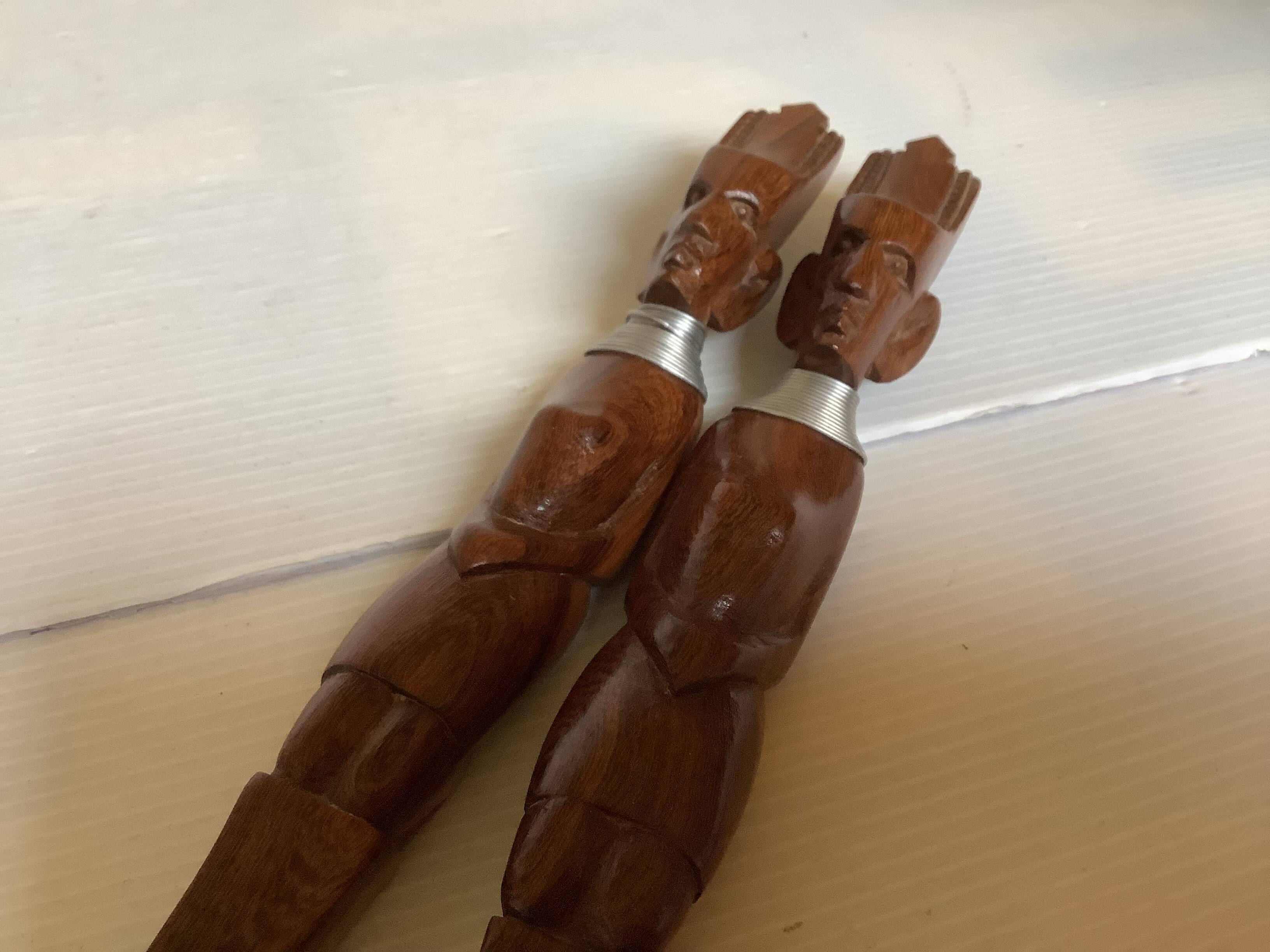 Large wooden cutlery from Africa