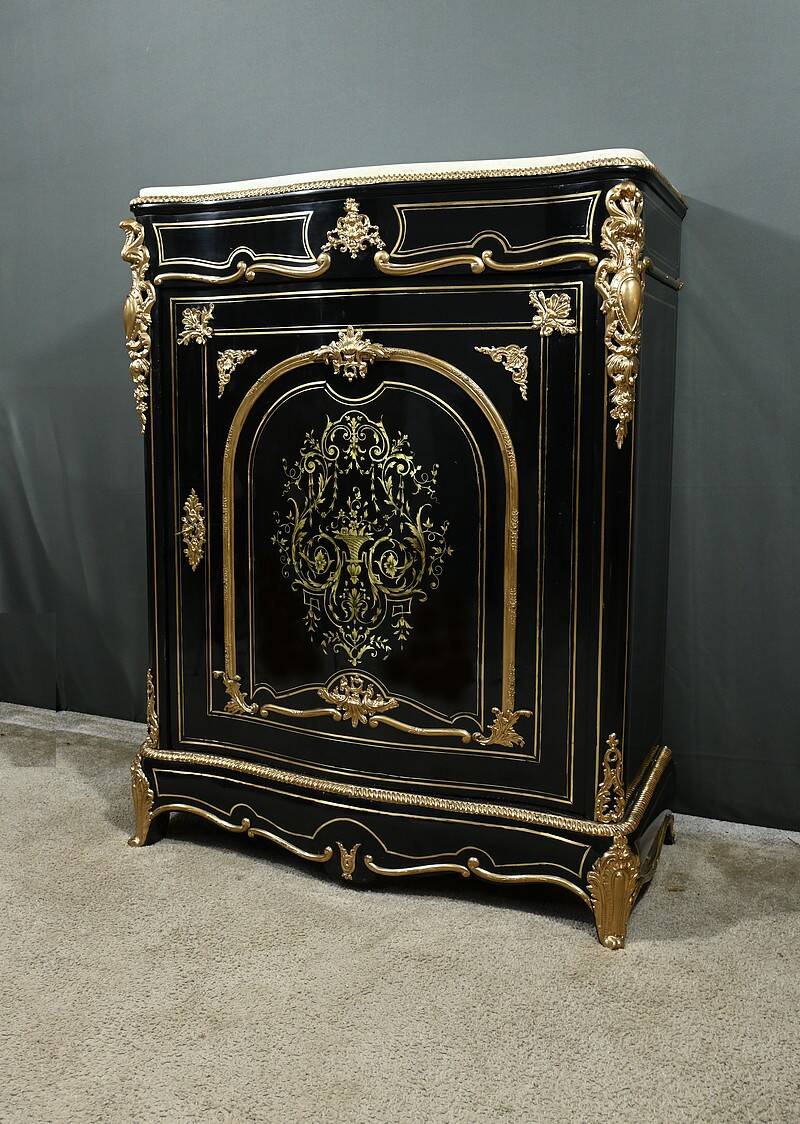 Support Furniture in Blackened Pear Wood, Napoleon III Period – Mid 19th Century