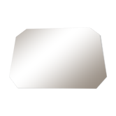 Old octagonal beveled mirror