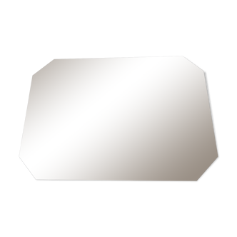 Old octagonal beveled mirror