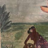 Old painting Tahiti 1937