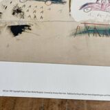 Jean michel basquiat, old cars 1981, sous licence artestar ny