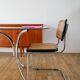 Coffee table in smoked glass and chrome legs, Design, 1970
