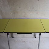 Yellow formica extension table