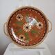 Handmade enameled dish hauswirth soufflenheim