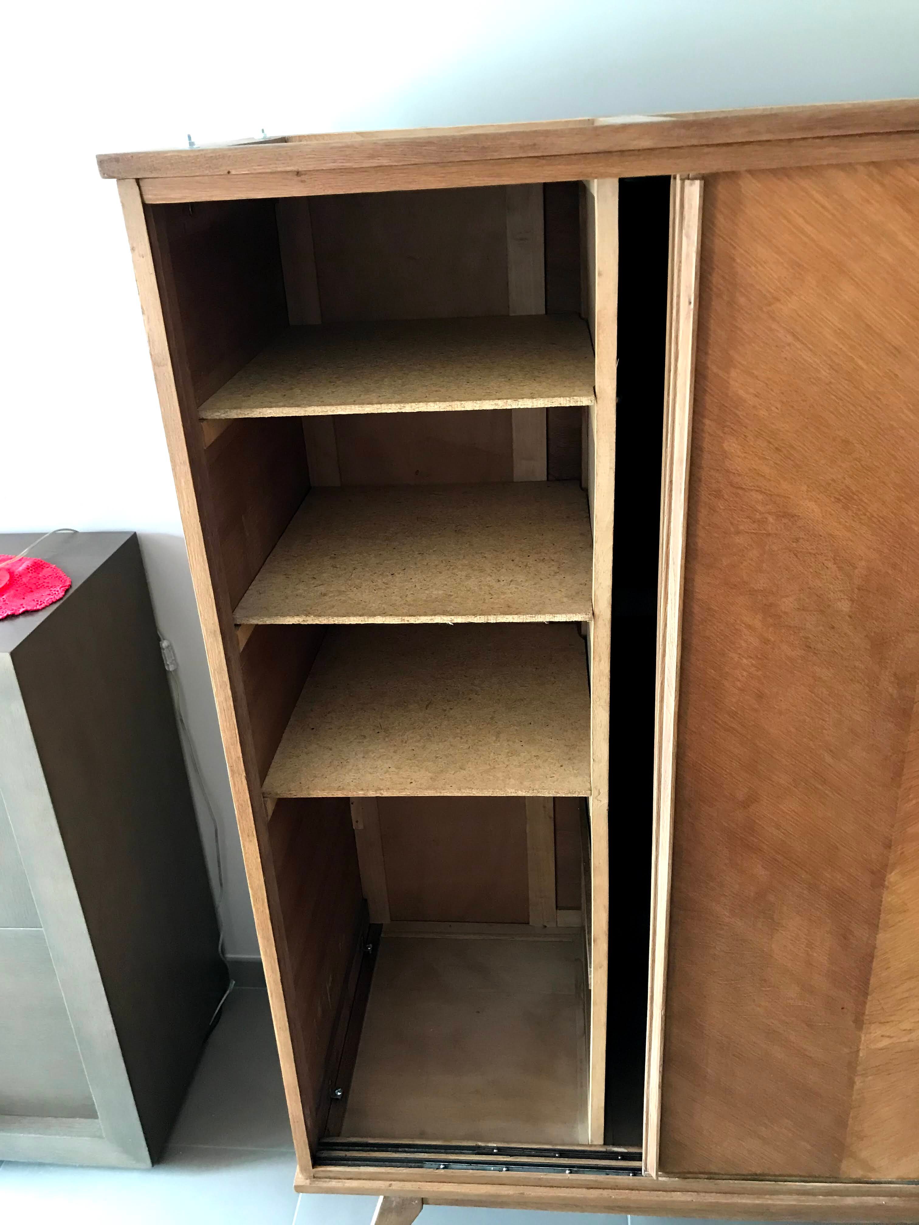 Wardrobe sewing door