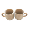 Pair of Niderviler stoneware mugs